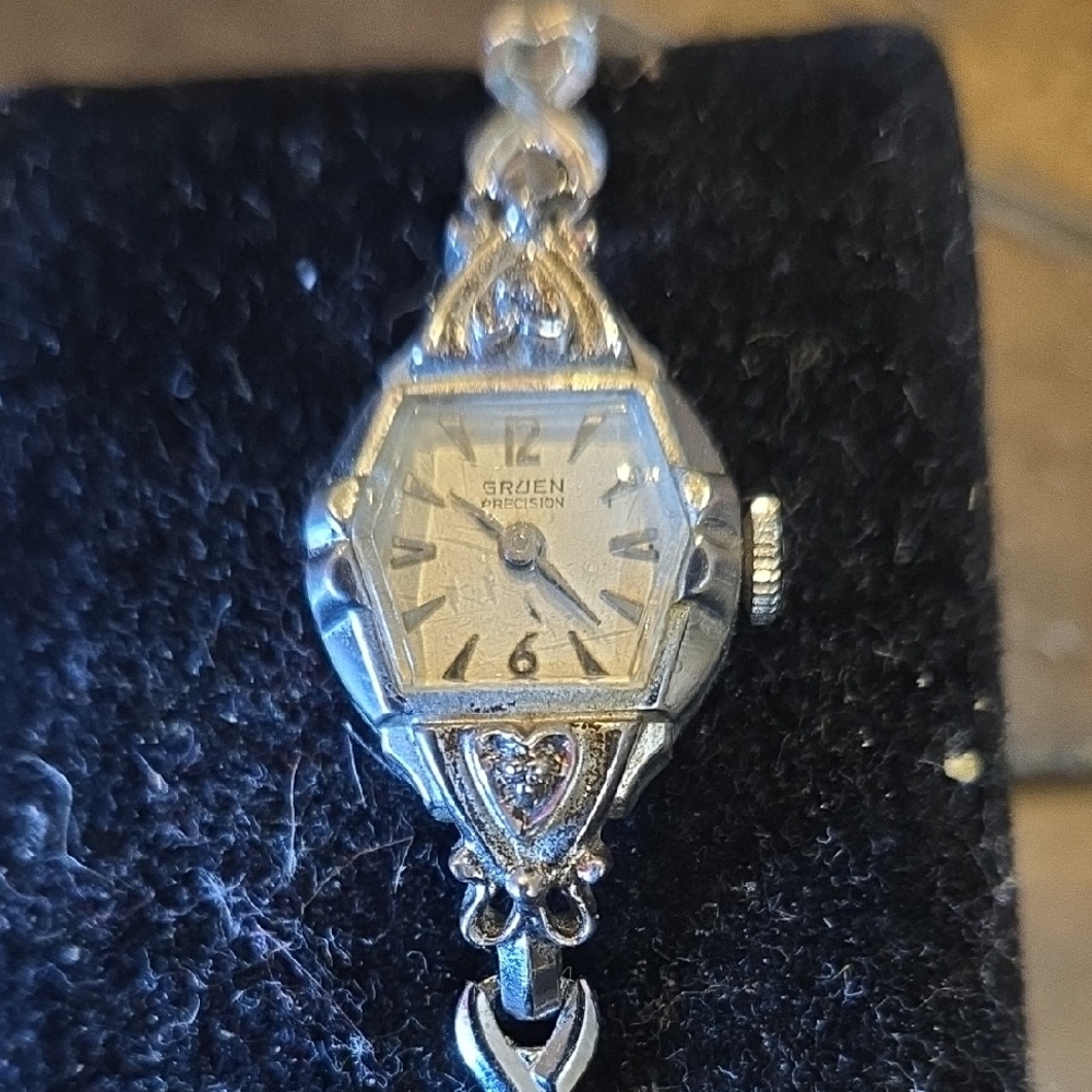 Guren Women's 10k Rgp Silvertone Watch